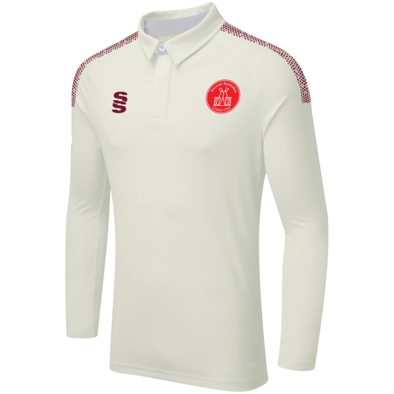 Norwich Bystanders CC - Dual Cricket Shirt Long Sleeve - Men's Fit