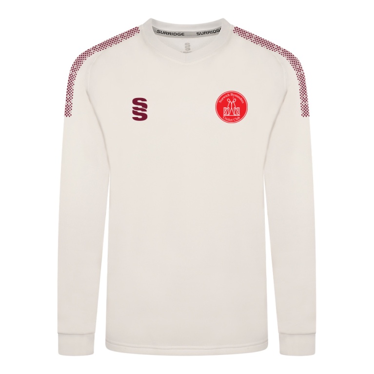 Norwich Bystanders CC - Blast Long Sleeve Cricket Sweater - Men's Fit